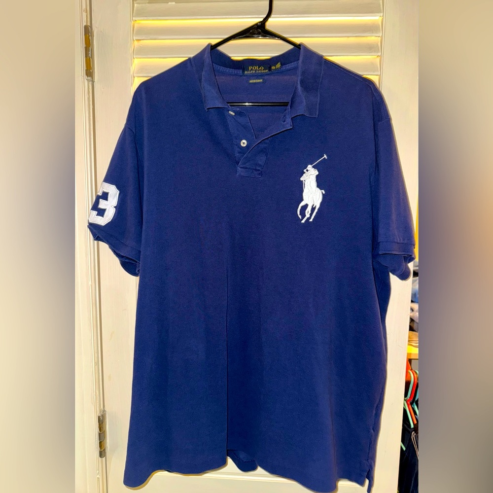Ralph Lauren “Big Horse” Polo Blue 2XL